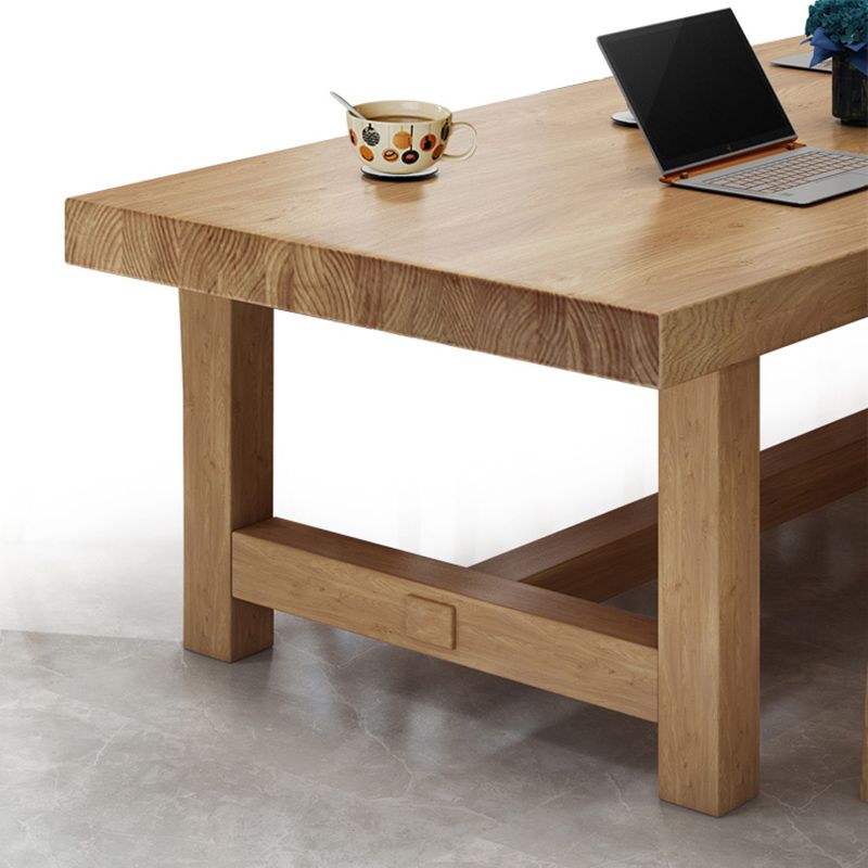 Pine Wood Contemporary Dining Set 1/9 Pcs Dinette Set for Home