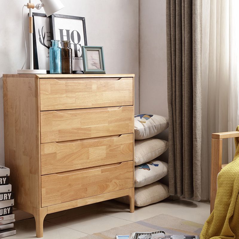 Commode de coffre de rangement moderne commode en bois massif avec 7/6/5/4 tiroirs