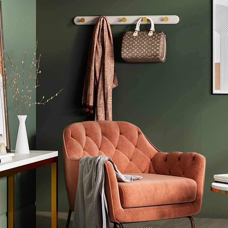 Kit de entrada de madera de estilo moderno de stand montada con ganchos de madera