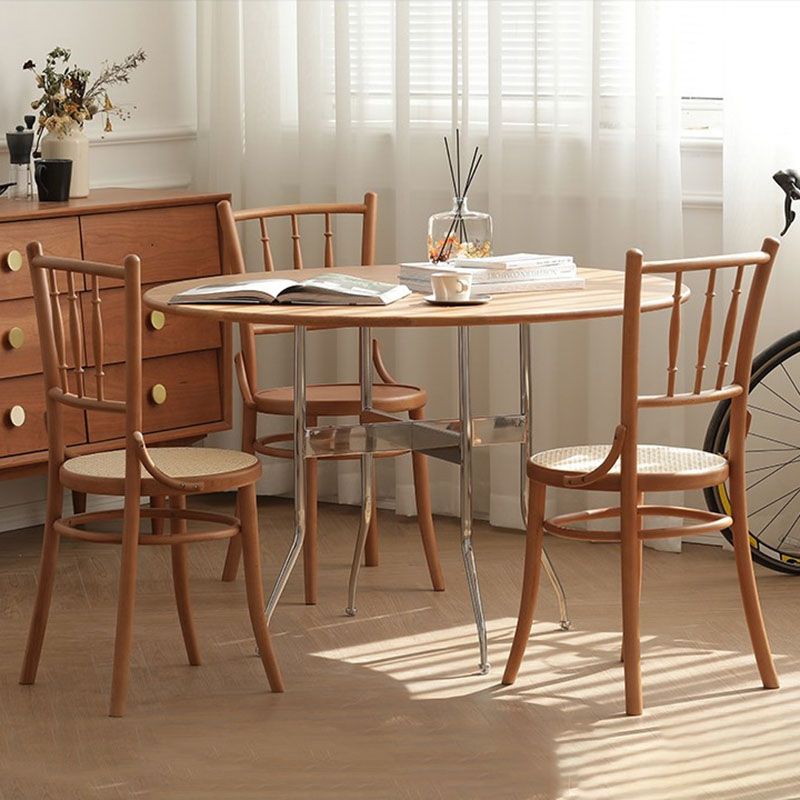 Traditional Style Side Chair Solid Wood Slat Back Dining Room Chair Clearhalo 'Dining Chairs' 'Dining Tables & Seating' 'dining_chair' 'furn' 'furn_dining_chair' 'Furniture' 'Kitchen & Dining Furniture' 1200x1200_1d1f318b-499a-409b-b24d-50ab4bffdaa9