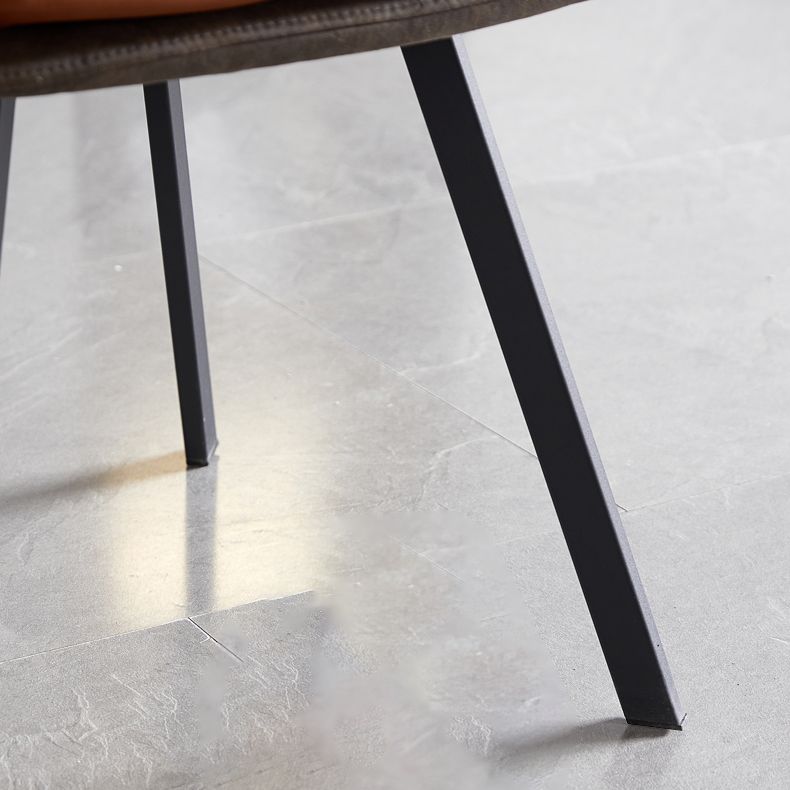 Chaise de salle à manger Parsons à bras sans arborescence intérieur industriel