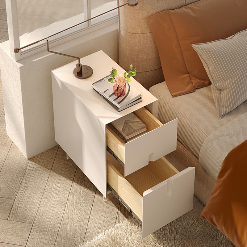 Table de nuit contemporaine armoire au chevet en bois avec tiroirs