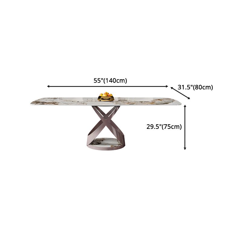 Nordic Glam Rectangle Sintered Stone Dining Table Set 1/4/6/7 Pieces Dining Set Clearhalo 'Dining Room Sets' 'Dining Tables & Seating' 'dining_room_set' 'furn' 'furn_dining_room_set' 'Furniture' 'furniture_dining_room_set' 'Kitchen & Dining Furniture' 1200x1200_1d235579-fd04-48d5-a4a8-6095a2ef0af6