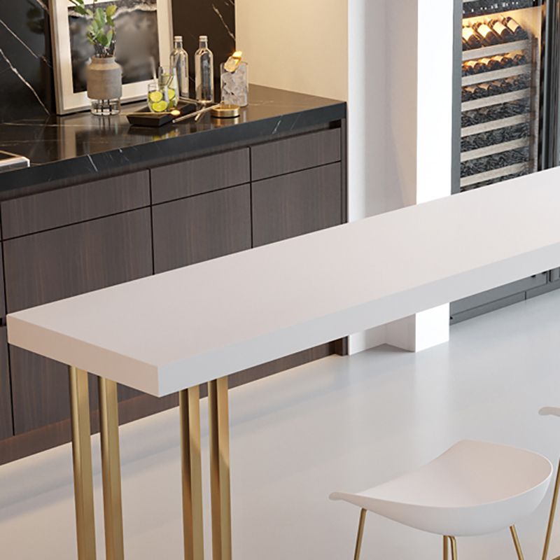 42-inch Height Luxury Cocktail Bar Table Gold Base Bar Height Table Clearhalo 'Bar Furniture' 'Bar Tables' 'bar_tables' 'furn' 'furn_bar_tables' 'Furniture' 'furniture_bar_tables' 'Kitchen & Dining Furniture' 'kitchen&dining_furn' 'kitchen' 1200x1200_1d2418f2-6cb0-47a9-aa00-05a38b8a5fc6