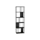 Modern Style 4-shelf Bookshelf Open Shelf Bookcase for Home Office Clearhalo 'Bookcases' 'furn' 'furn_bookcases' 'Furniture' 'furniture_bookcases' 'kitchen' 'kitchen_bookcases' 'Living Room Furniture' 'Office Furniture' 1200x1200_1d24a1a9-938b-480f-90e0-27e1ef12c54f