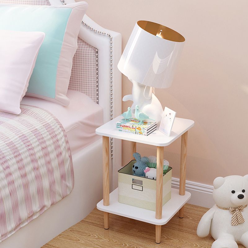 Wood 4 Legs End Table Modern Side End Snack Table for Living Room Clearhalo 'Coffee & Accent Tables' 'End & Side Tables' 'end_side_tables' 'furn' 'furn_end_side_tables' 'Furniture' 'Living Room Furniture' 1200x1200_1d28e12c-8bc4-45bd-8fef-887629ddf5d3