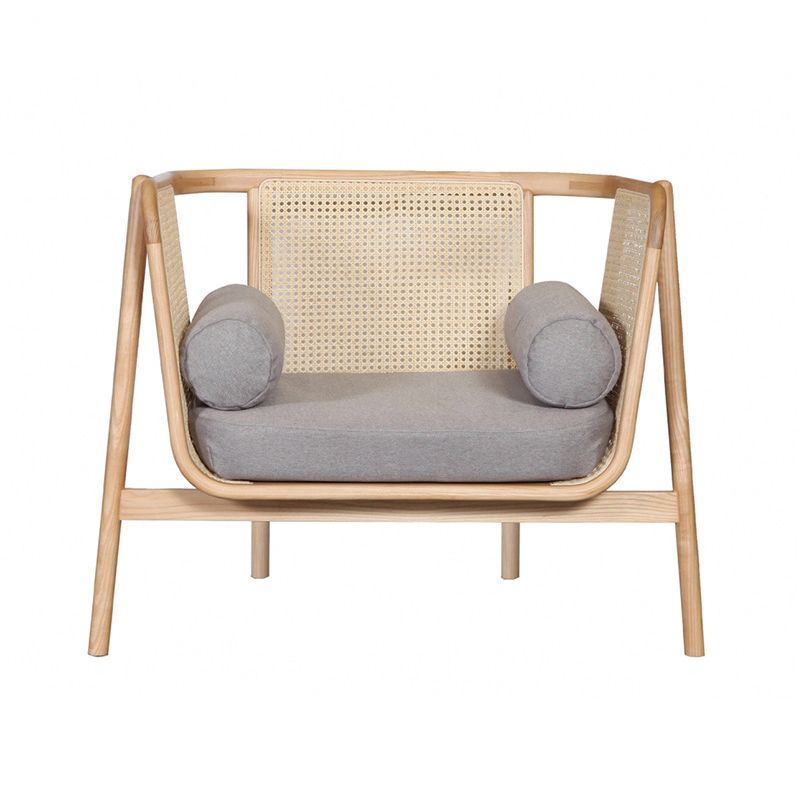 Mid-century Modern Flared Arms Accent Chair Solid Wood Armchair Clearhalo 'Accent Chairs' 'accent_chairs' 'Chairs & Seating' 'furn' 'furn_accent_chairs' 'Furniture' 'Living Room Furniture' 1200x1200_1d2e2c7e-bf18-44c2-b4cd-1a8bc8afe99f