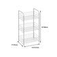 10.63"W Bookshelf Contemporary Style Bookcase for Study Room and Office