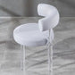 Contemporary Upholstered and Acrylic Dining Side Chair for Kitchen Clearhalo 'Dining Chairs' 'Dining Tables & Seating' 'dining_chair' 'furn' 'furn_dining_chair' 'Furniture' 'Kitchen & Dining Furniture' 1200x1200_1d307f33-4e62-473e-8e7d-9a474cc94e39