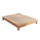 Modern Solid Wood Bed Low Profile Platform Bed With Custom Wood Legs