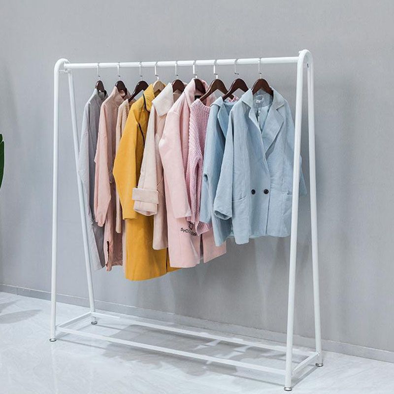 Moderne Style -Rack Metallic Free Standing Coat Rack mit Lagerregale