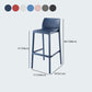 Modern Style Bar-stool Plastic Counter Bar Stool for Kitchen Bar with Plastic Legs Clearhalo 'Bar Furniture' 'Bar Stools' 'bar_stools' 'furn' 'furn_bar_stools' 'Furniture' 'furniture_bar_stools' 'Kitchen & Dining Furniture' 1200x1200_1d384acc-34b9-4268-ada8-186e70a83fc2