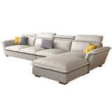 Flared Arm L-Shape Sectional Right Hand Facing Sofa and Chaise for Four People Clearhalo 'furn' 'furn_sectionals' 'Furniture' 'furniture_sectionals' 'kitchen' 'kitchen_sectionals' 'Living Room Furniture' 'Sectionals' 1200x1200_1d391669-603f-49b6-9b51-6def07c201b7