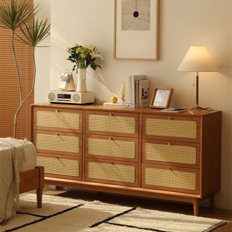 Contemporary Chest Rectangle Pine with Drawer Knobs Straight Legs Accent Chest Clearhalo 'Cabinets & Chests' 'cabinets_chests' 'furn' 'furn_cabinets_chests' 'Furniture' 'Living Room Furniture' 1200x1200_1d39fee7-fec5-48f6-8dab-04206141e055