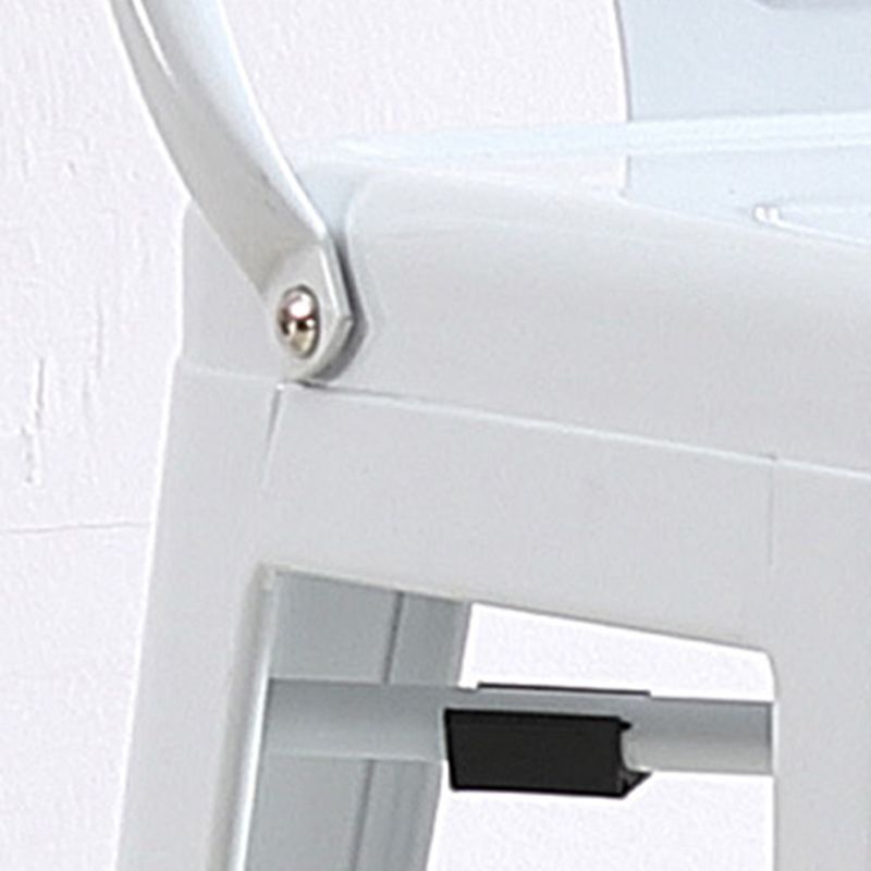 Industrial Low Back Counter Stool Metal Counter Height Stools for Kitchen Clearhalo 'Bar Furniture' 'Bar Stools' 'bar_stools' 'furn' 'furn_bar_stools' 'Furniture' 'Kitchen & Dining Furniture' 1200x1200_1d3b8b36-5692-4896-bb3a-39bf27e650bc