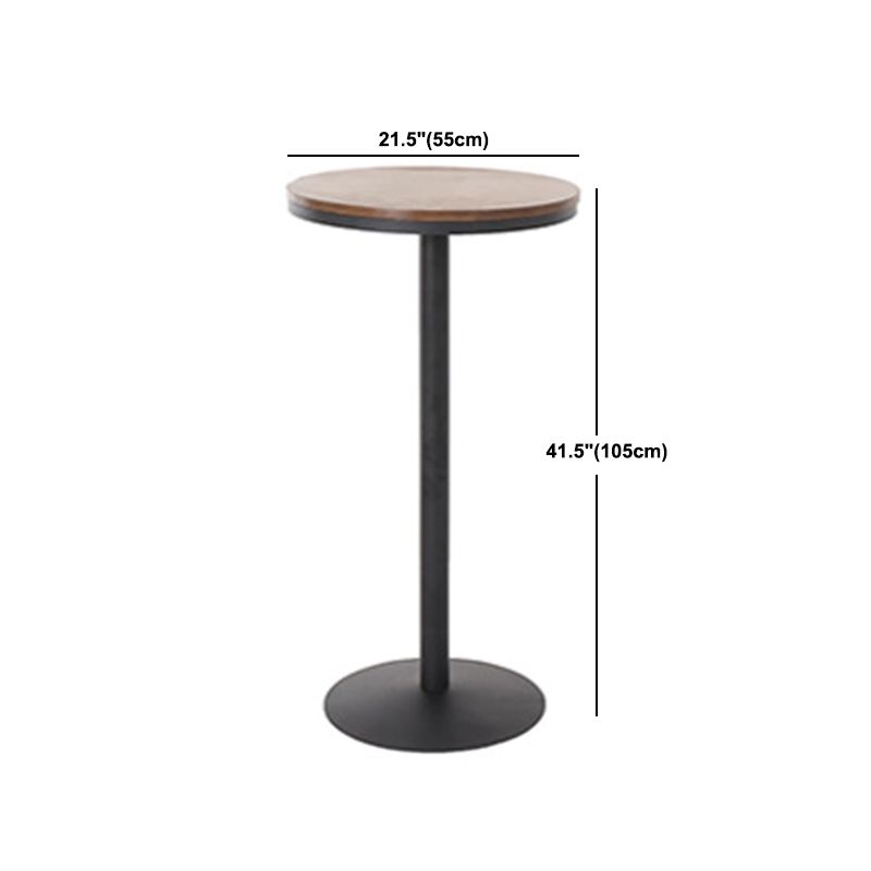 Table et tabouret en bois massif moderne