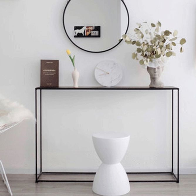 Tavolo di accento della console contemporanea tavolo da console di finitura antica in metallo