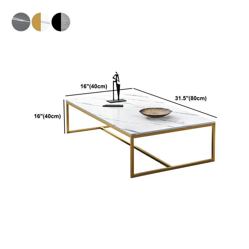 Modern Steel Trestle Base Rectangular Wood Table Top Coffee Table Clearhalo 'Coffee & Accent Tables' 'Coffee Tables' 'coffee_tables' 'furn' 'furn_coffee_tables' 'Furniture' 'furniture_coffee_tables' 'Living Room Furniture' 1200x1200_1d43dd88-691a-49b3-8034-af79f80c0d90