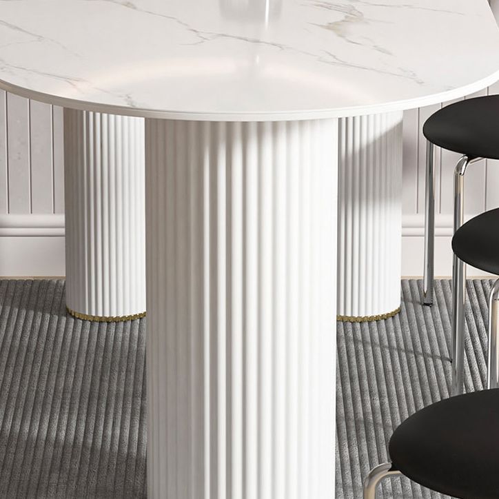 Metal Contemporary Free Form Dining Table Sintered Stone Table for Home Clearhalo ' dining_table' 'Dining Tables & Seating' 'Dining Tables' 'furn' 'furn_dining_table' 'Furniture' 'furniture_dining_table' 'Kitchen & Dining Furniture' 'kitchen&dining_furn' 'kitchen' 'kitchen_dining_table' 1200x1200_1d44f4d4-e39f-4e4c-bff7-23e8d722cc96