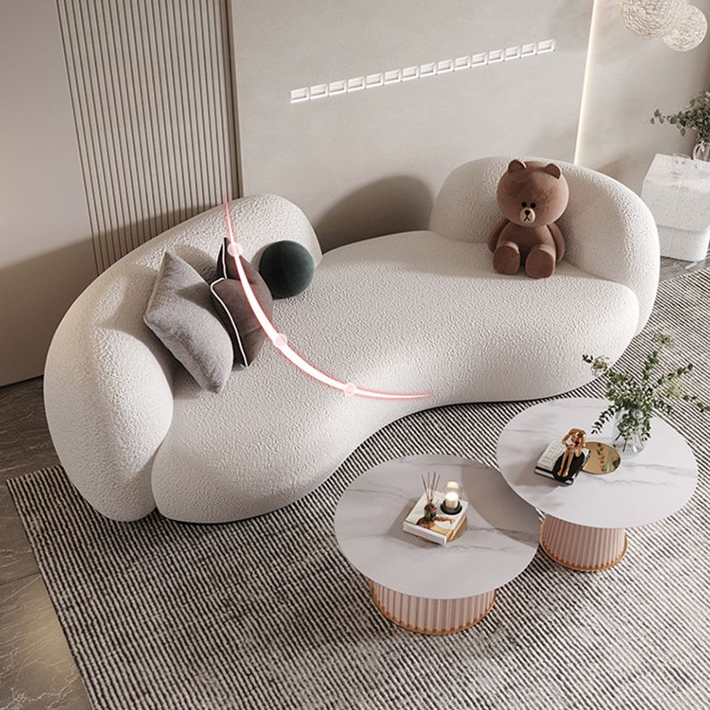 Divano a back -sho divano con smoking a stretto contemporaneo di divano curvo per soggiorno