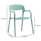 Plastic Open Back Stacking Arm Chair Contemporary Meeting Room Dining Chair Clearhalo ' kitchen&dining_furn' 'Dining Chairs' 'Dining Tables & Seating' 'dining_chair' 'furn' 'furn_dining_chair' 'Furniture' 'furniture_dining_chair' 'Kitchen & Dining Furniture' 'kitchen' 1200x1200_1d462cfc-6342-40c0-9786-6d3c44ec5bb3