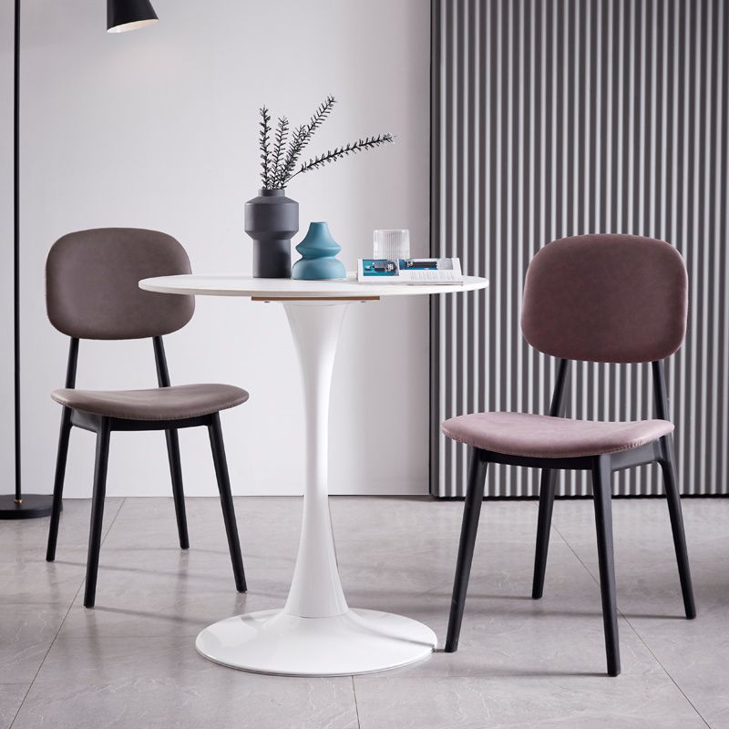 Nordic Style Armless Metal Dining Room Chair Open Back Dining Side Chair Clearhalo ' kitchen&dining_furn' 'Dining Chairs' 'Dining Tables & Seating' 'dining_chair' 'furn' 'furn_dining_chair' 'Furniture' 'furniture_dining_chair' 'Kitchen & Dining Furniture' 'kitchen' 1200x1200_1d463512-e48d-4efb-8d81-7bd4ef56e8c7
