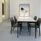 Simple Kitchen Rectangle Shape Dining Table Sintered Stone Top Dining Table with 4 Legs Base Clearhalo ' dining_table' 'Dining Tables & Seating' 'Dining Tables' 'furn' 'furn_dining_table' 'Furniture' 'furniture_dining_table' 'Kitchen & Dining Furniture' 'kitchen&dining_furn' 'kitchen' 'kitchen_dining_table' 1200x1200_1d46bb52-49fb-4923-86e9-fb0886d7bb2f
