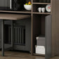 Server a buffet MDF moderno MDF a 1 porta 45.5 "H BUFFET per sala da pranzo