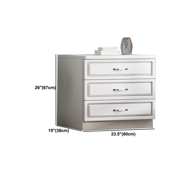 Contemporary Wood Accent Cabinet with Drawer Rectangle Accent Chest