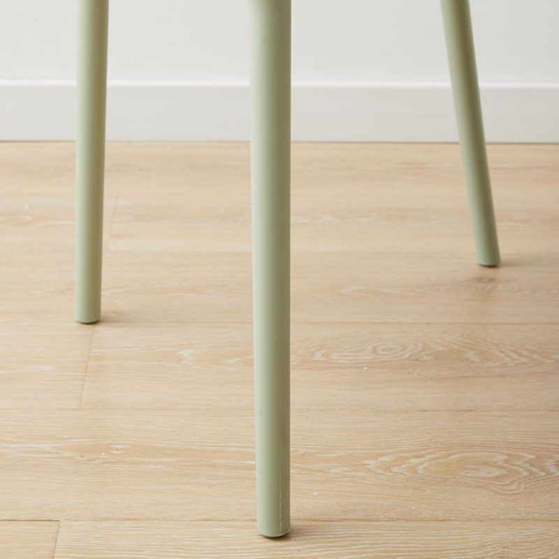 Modern Style Stackable Chairs Dining Armless Chair with Plastic Legs for Kitchen Clearhalo ' kitchen&dining_furn' 'Dining Chairs' 'Dining Tables & Seating' 'dining_chair' 'Furniture' 'furniture_dining_chair' 'Kitchen & Dining Furniture' 'kitchen' 1200x1200_1d4e33bd-b430-4298-89bf-cae48ec7552f