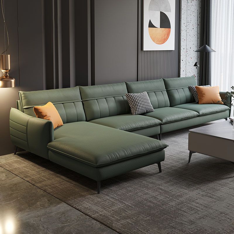 Nordic Stationary Square bras faux cuir coussins salon canapé chaise