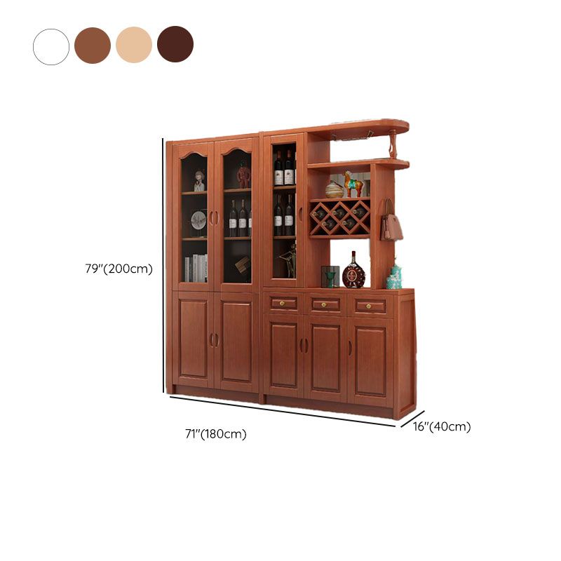 3-drawer Solid Wood Cabinet 15.74" Wide Accent Cabinet Doors Clearhalo 'Cabinets & Chests' 'cabinets_chests' 'furn' 'furn_cabinets_chests' 'Furniture' 'Living Room Furniture' 1200x1200_1d5029fa-54ae-43ef-b418-cb5c7fb8c2f6