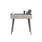 Modern Grey Makeup Vanity Desk Desk Slate Top Top Up Vanity per camera da letto