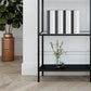 Modern Bookcase Metal Open Back Etagere Bookshelf for Home Office