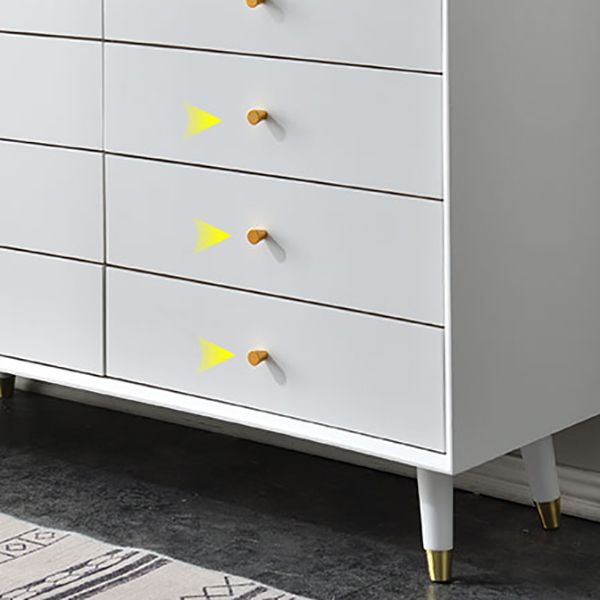 Simple Style multi Drawer Buffet Table Wood Kitchen Table for Living Room Clearhalo 'buffet_sideboard' 'Buffets & Sideboards' 'furn' 'furn_buffet_sideboard' 'Furniture' 'furniture_buffet_sideboard' 'Kitchen & Dining Furniture' 1200x1200_1d551bc2-2adb-4608-815b-9967a5bb5d6f