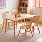 Wooden Table Set of 5/7 with Rectangle Table Modern Dining Set with Winsor Chairs for Restaurant Clearhalo 'Dining Room Sets' 'Dining Tables & Seating' 'dining_room_set' 'furn' 'furn_dining_room_set' 'Furniture' 'furniture_dining_room_set' 'Kitchen & Dining Furniture' 'kitchen&dining_furn' 'kitchen' 1200x1200_1d56b744-16e1-44c6-9b07-44fdc90681c0