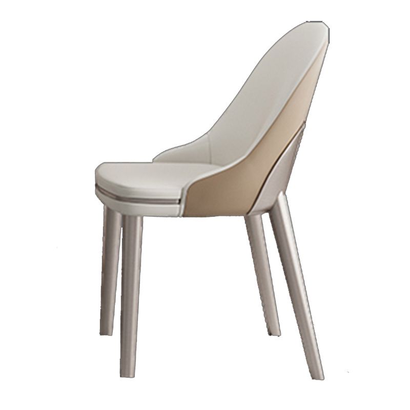 White Stone Glam Dinette Table Set with Leather Chairs 1/4/5/6/7 Pcs Dining Set for Home