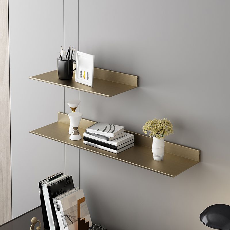 Metal Bookshelf Wall Mounted Contemporary Bookcase for Home Office Clearhalo 'Bookcases' 'furn' 'furn_bookcases' 'Furniture' 'Office Furniture' 1200x1200_1d5c3ae0-41fe-4fe2-b0ac-3097fc667337
