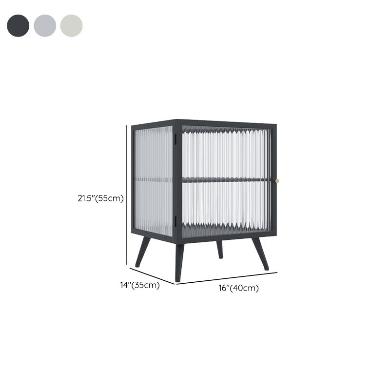 Table table de chevet de table moderne en métal pour chambre à coucher pour chambre à coucher