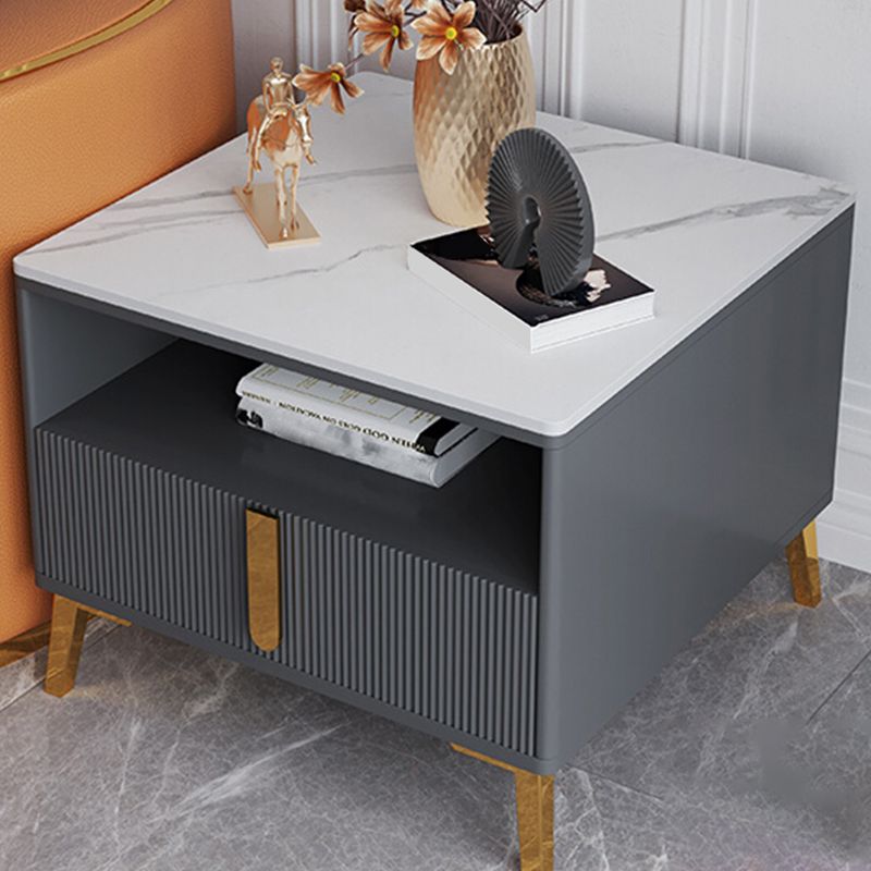 Modernistische rechthoekige eindtafel houten bank accenttafel