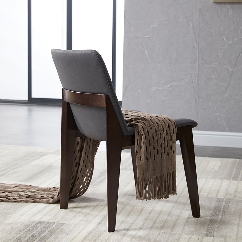 Wood Industrial Restaurant Dining Side Chair Parsons Matte Finish Dining Side Chair Clearhalo ' kitchen&dining_furn' 'Dining Chairs' 'Dining Tables & Seating' 'dining_chair' 'furn' 'furn_dining_chair' 'Furniture' 'furniture_dining_chair' 'Kitchen & Dining Furniture' 'kitchen' 1200x1200_1d607d3b-53c4-4a3b-8e8d-b81e5f4fce57