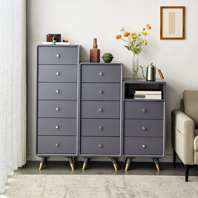 Solid Wood Accent Chest Mid Century Modern 15.7" D Cabinet with Drawers Clearhalo 'Cabinets & Chests' 'cabinets_chests' 'furn' 'furn_cabinets_chests' 'Furniture' 'Living Room Furniture' 1200x1200_1d609d00-b9a9-4cbe-800d-87daf6b90682