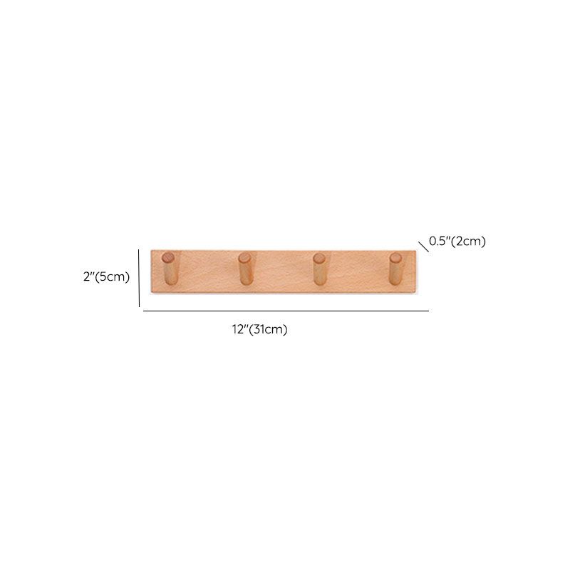 Modernes Eingangs-Kit Holzwand mit Hakenkleiderbügel montiert