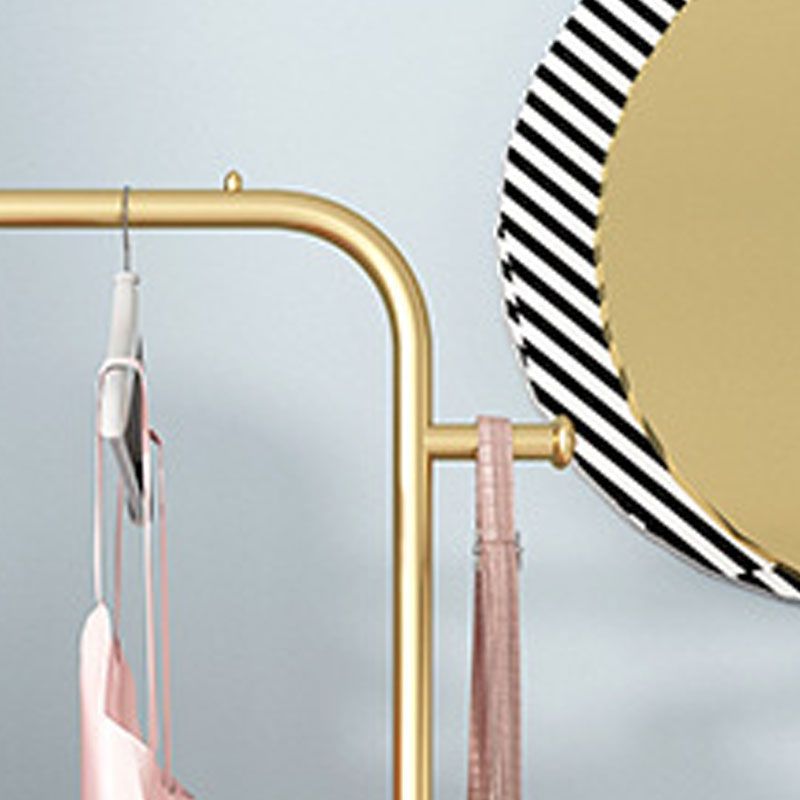 Glamargtrack Metall gerahmt Hanging Rail Regal Eingangshalle mit Spiegel