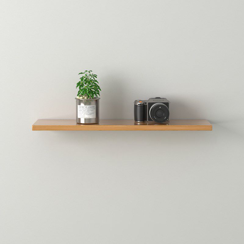 Scandinavian drijvende plank boekenkast houten boekenplank voor studieruimte