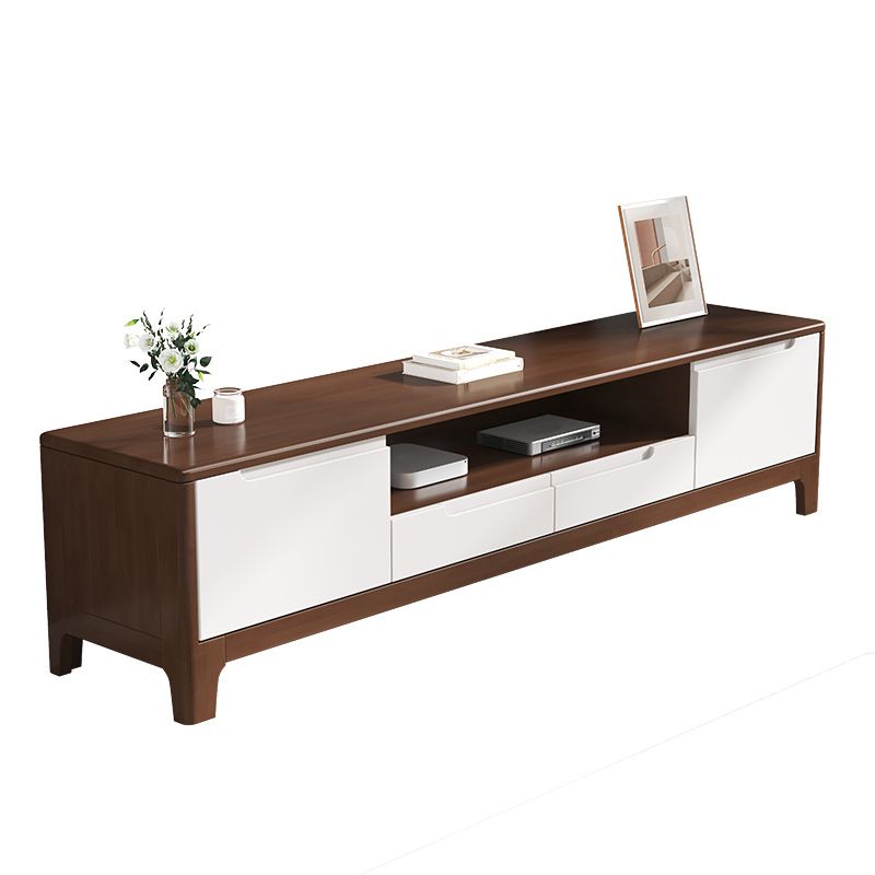 Scandinavian TV Media Stand Solid Wood TV Media Console with Drawers Clearhalo 'furn' 'furn_tv_stands_entertainment_centers' 'Furniture' 'Living Room Furniture' 'TV Stands & Entertainment Centers' 'TV Stands & Media Storage Furniture' 'tv_stands_entertainment_centers' 1200x1200_1d69d73c-87ee-46da-8794-a73fceb9b841