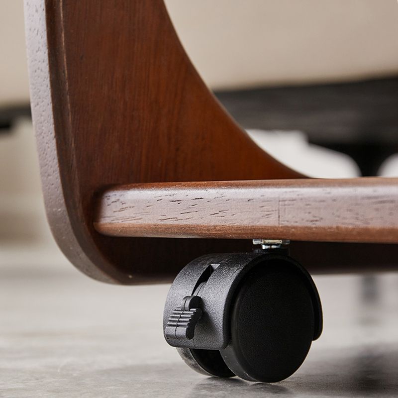 Nordic Style Cocktail Table Walnut/white/wood Rubber Wood Rectangular Coffee Table Clearhalo 'Coffee & Accent Tables' 'Coffee Tables' 'coffee_tables' 'Furniture' 'furniture_coffee_tables' 'Living Room Furniture' 1200x1200_1d6a993b-6d7b-4ce0-8137-52022f25e41a