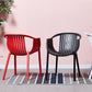 Home Contemporary Arm Chair Slat Back Plastic Stackable Dining Room Chair Clearhalo ' kitchen&dining_furn' 'Dining Chairs' 'Dining Tables & Seating' 'dining_chair' 'furn' 'furn_dining_chair' 'Furniture' 'furniture_dining_chair' 'Kitchen & Dining Furniture' 'kitchen' 1200x1200_1d6b6dc5-4e4f-4540-8d09-16ed8d023b14