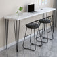 Modern Rectangle Wood Bar Table Metal Legs for Milk Tea Shop Clearhalo 'Bar Furniture' 'Bar Tables' 'bar_tables' 'furn' 'furn_bar_tables' 'Furniture' 'Kitchen & Dining Furniture' 1200x1200_1d701dc9-e33d-47a0-b9f6-cb26b054bb12