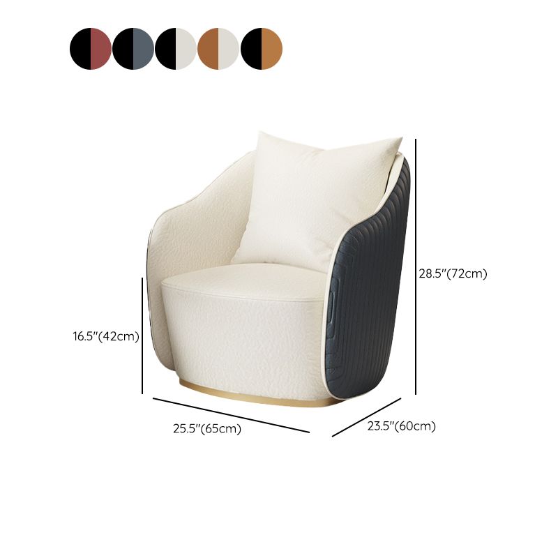 Contemporary Accent Armchair Modern Arms Included Barrel Accent Chair Clearhalo 'Accent Chairs' 'accent_chairs' 'Chairs & Seating' 'furn' 'furn_accent_chairs' 'Furniture' 'Living Room Furniture' 1200x1200_1d739cef-5ffd-4bf9-8595-1e114de400b1